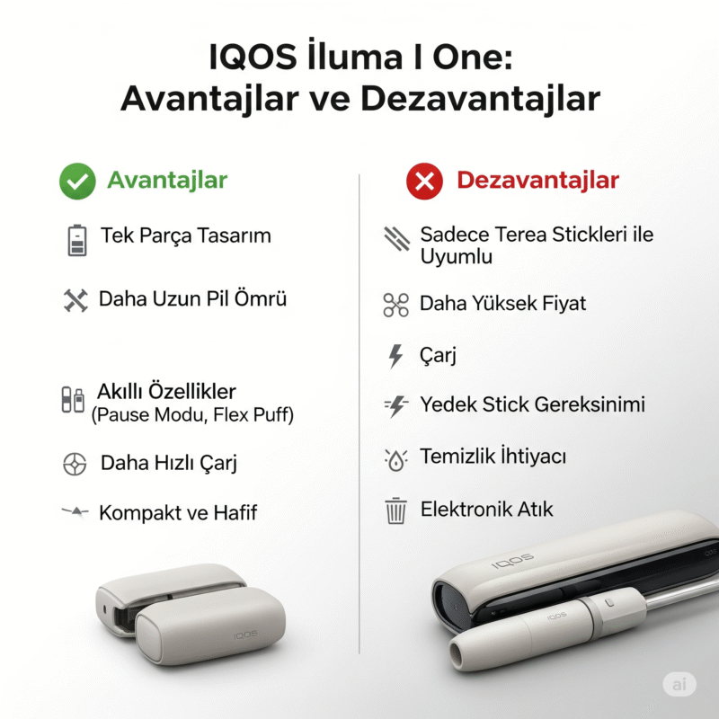 IQOS Iluma I One Avantajları ve Dezavantajları
