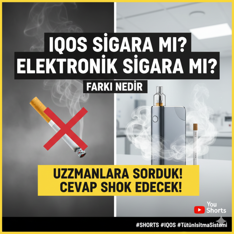 IQOS Sigara mı? Elektronik Sigara mı? Farkı Nedir? - IQOS Türkiye
